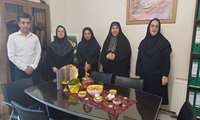 بازدید خانم دکتر جودکی از واحدهای معاونت بهداشتی و تبریک سال نوو ماه مبارک رمضان