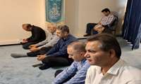 برگزاری مراسم پرفیض  زیارت عاشورا در معاونت بهداشت 