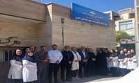 تجلیل رئیس دانشگاه از پیشگامان خط مقدم سلامت در ستاد مرکز بهداشت شرق کرج و مرکز خدمات جامع سلامت شهید عنبری